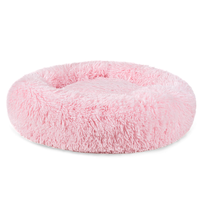 Fluffy Calming Donut Pet Bed