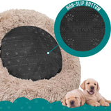 Fluffy Calming Donut Pet Bed
