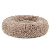 Fluffy Calming Donut Pet Bed
