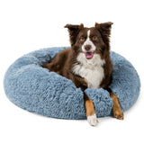 Fluffy Calming Donut Pet Bed