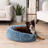 Fluffy Calming Donut Pet Bed