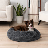 Fluffy Calming Donut Pet Bed