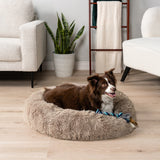 Fluffy Calming Donut Pet Bed