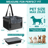 Front & Back Seat Car Seat Pet Carrier
