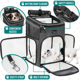 Premium 4 Way Entry Pet Carrier Backpack