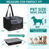 Front & Back Seat Car Seat Pet Carrier