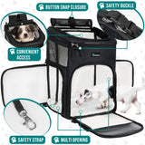 Premium 4 Way Entry Pet Carrier Backpack