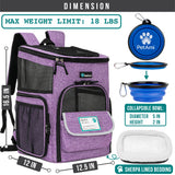 Premium 4 Way Entry Pet Carrier Backpack