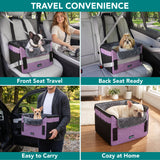 Front & Back Seat Car Seat Pet Carrier