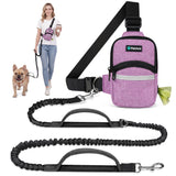 Crossbody Hands Free Dog Leash Bag