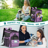 Premium 4 Way Entry Pet Carrier Backpack