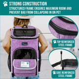 Premium 4 Way Entry Pet Carrier Backpack
