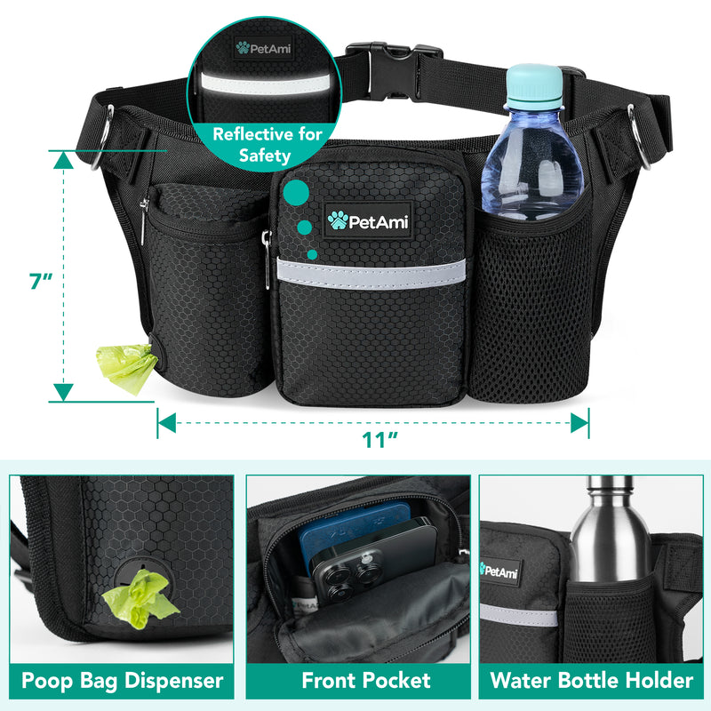 Premium Hands Free Dog Leash Bag