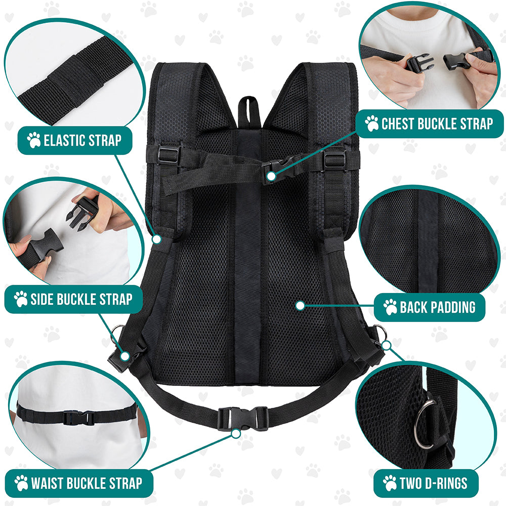 Front chest backpack best sale