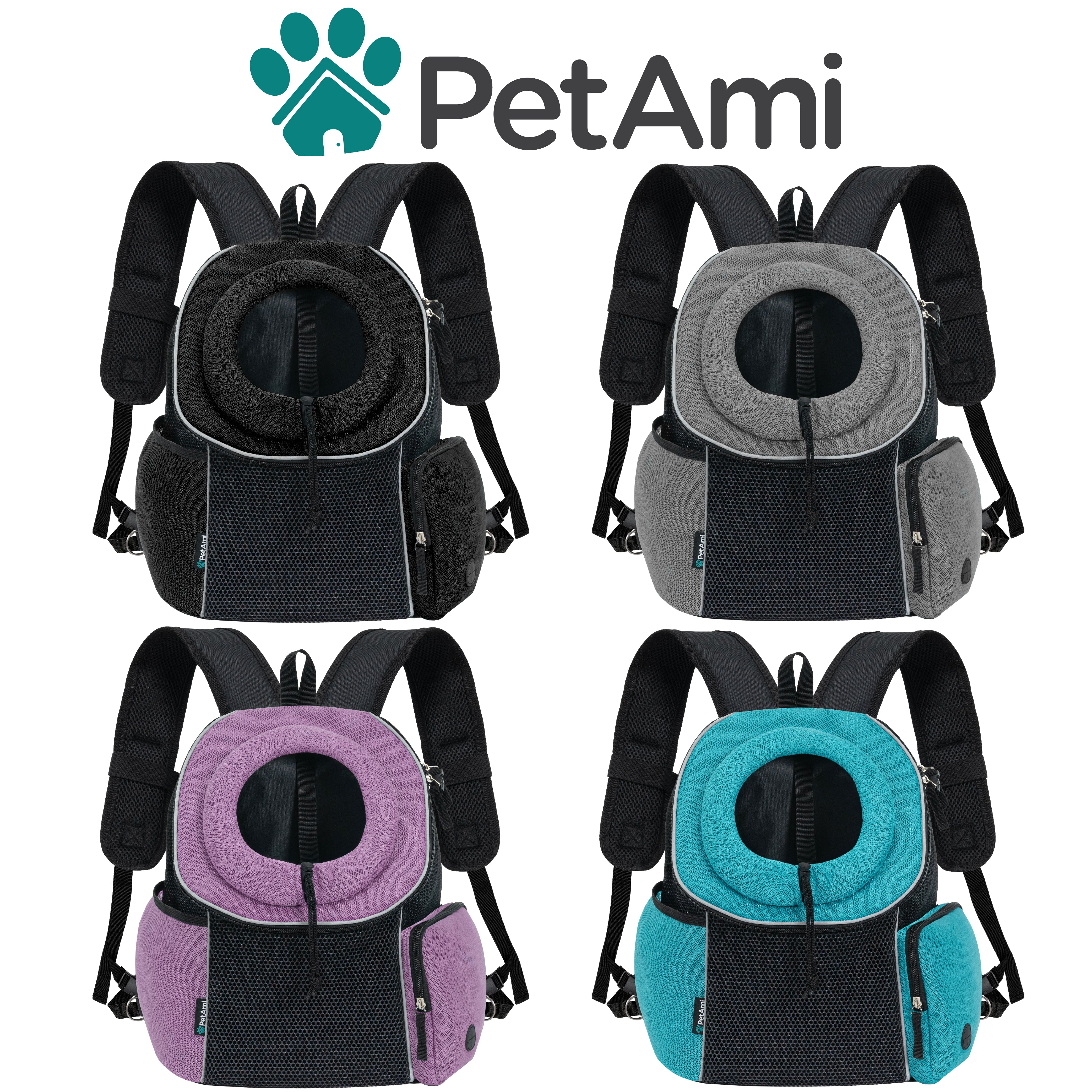 Extra Ventilated Front Chest Pet Carrier Backpack – PetAmi