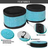 2-in-1 Collapsible Pet Travel Bowls