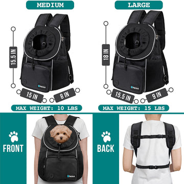 Petami Deluxe Pet Carrier Backpack, Heather Taupe, Beige