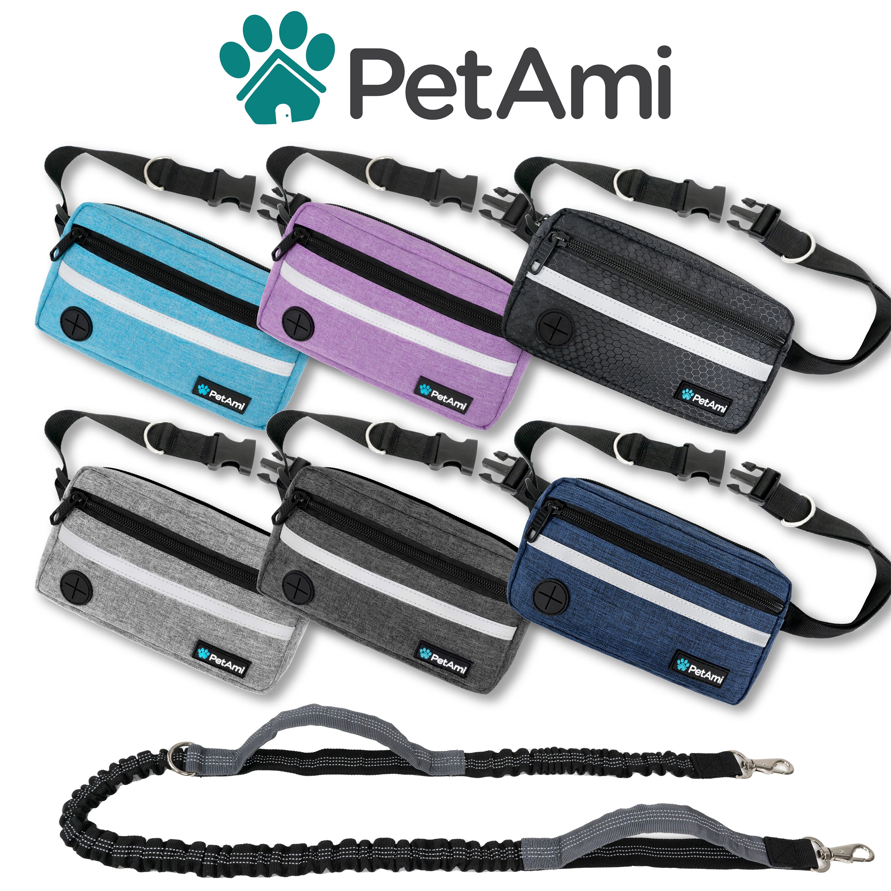 Classic Hands Free Dog Leash Bag – PetAmi
