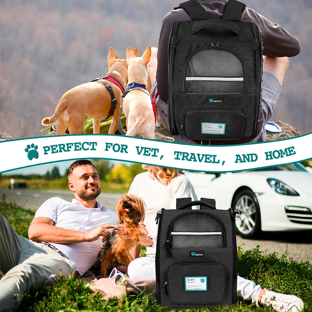 Petami deluxe outlet pet backpack carrier