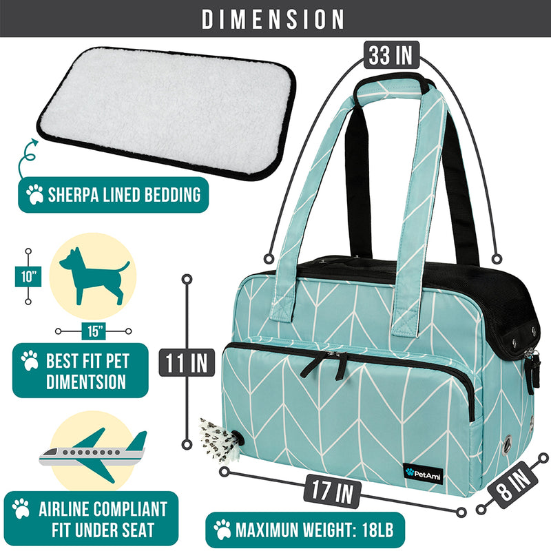 Premium Handbag Purse Pet Carrier