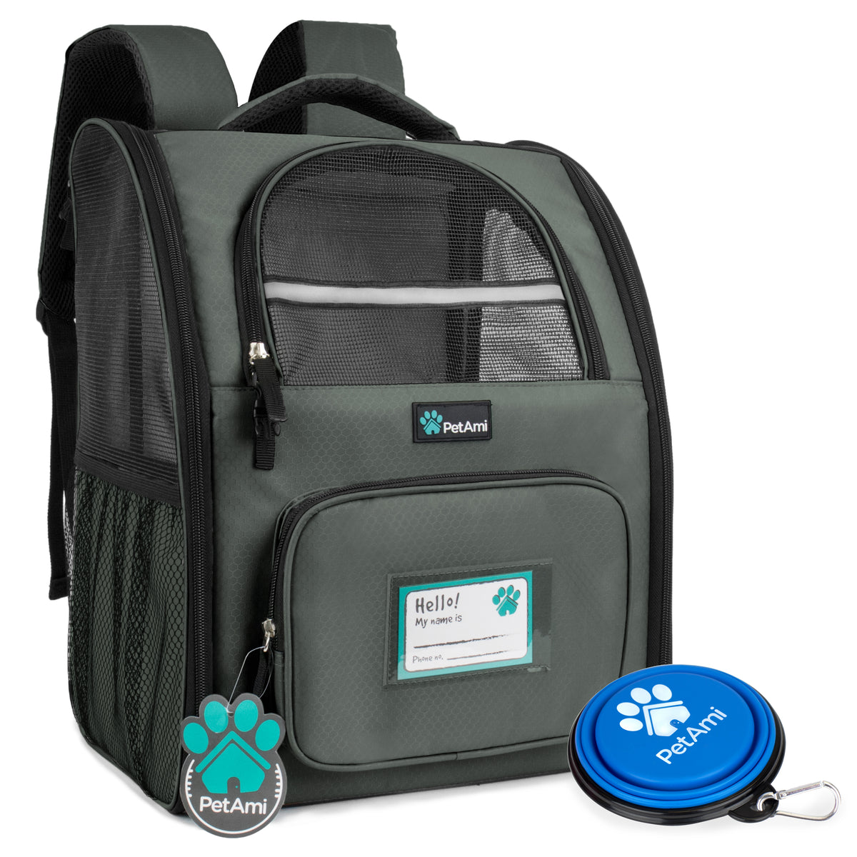 bark and meow premium pet backpack travel carrier BAGLHER Cat Bag,Airline Approved Carrier Soft Side Pet 5 Sides Open Doors 3 Sides Expandable Foldable Dog Carrier with Fleece Pad : Pet Supplies featuring breathable mesh PetAmi Dog Cat Backpack Carrier,