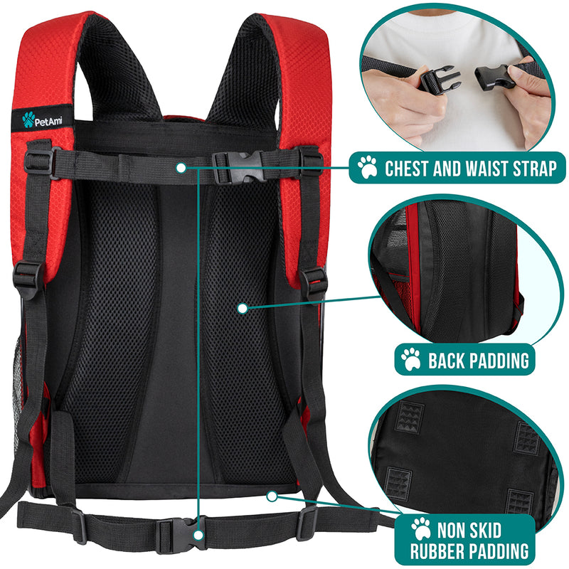 Deluxe 2-Way Entry Pet Carrier Backpack