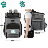 Premium 4 Way Entry Pet Carrier Backpack