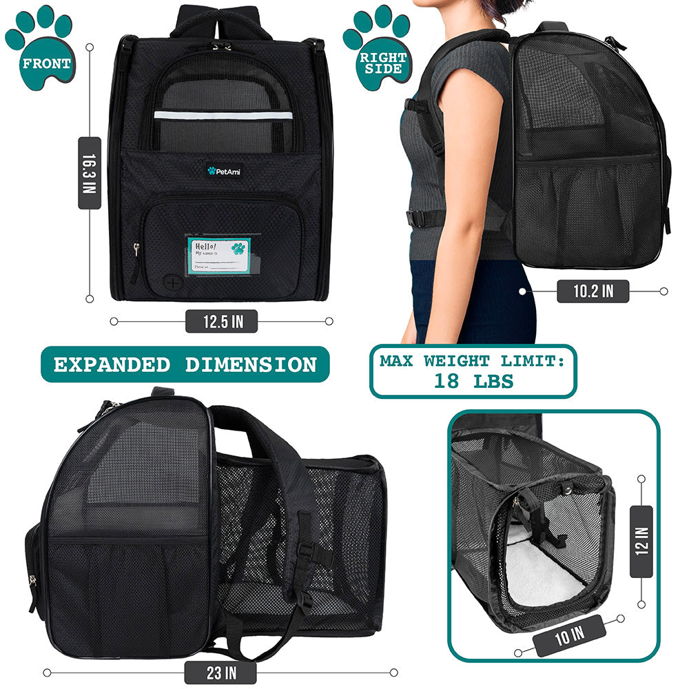 Petami premium clearance pet carrier backpack