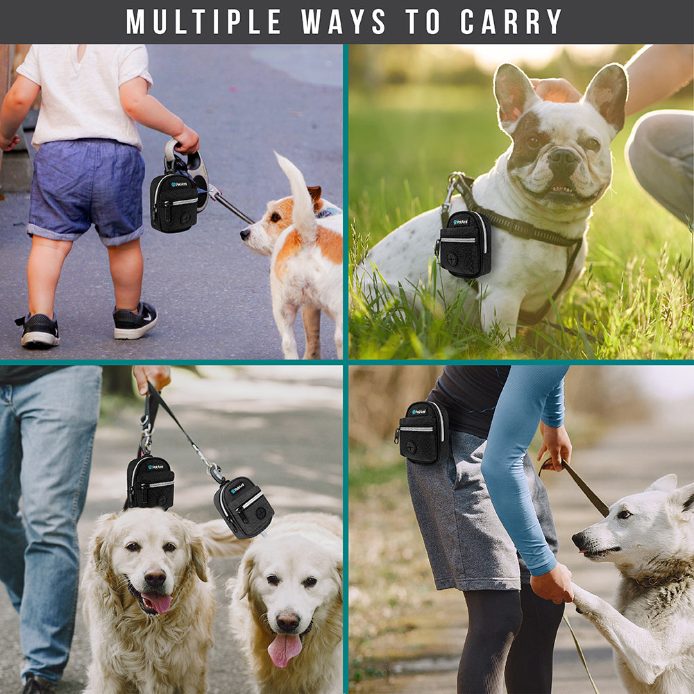 Dog harness with poop bag cheap holder