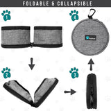 2-in-1 Collapsible Pet Travel Bowls