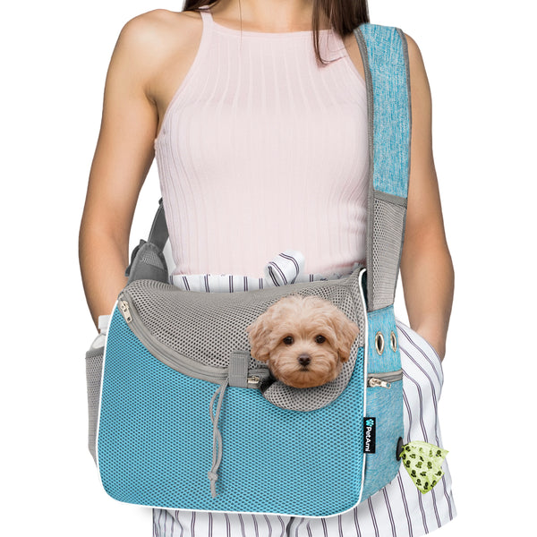 Touchdog Wiggle-Sack Fashion Designer Front and Backpack Dog Carrier -  Small in Navy B103NVSM - The Home Depot