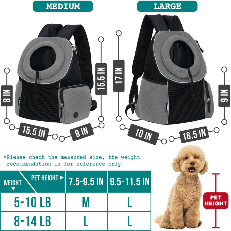 Extra Ventilated Front Chest Pet Carrier Backpack