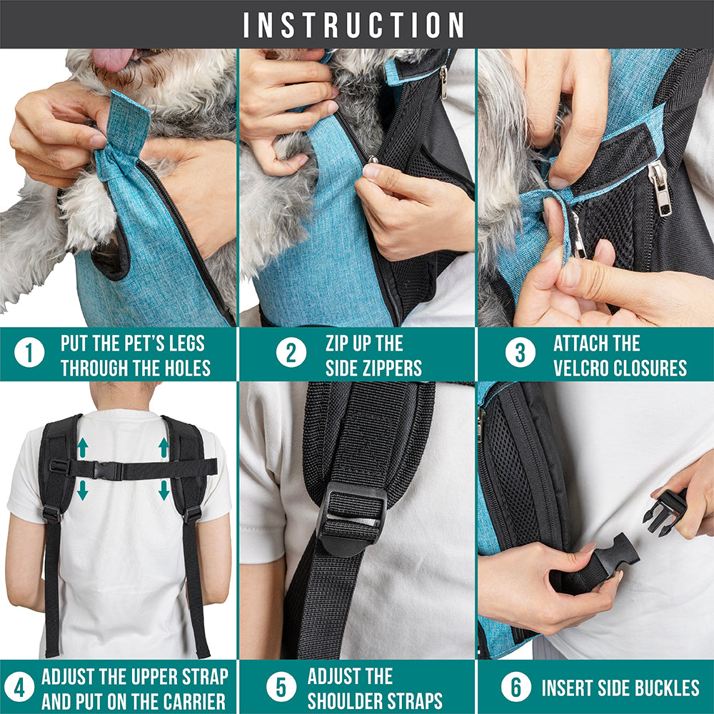 Classic Front Chest Pet Carrier Backpack – PetAmi